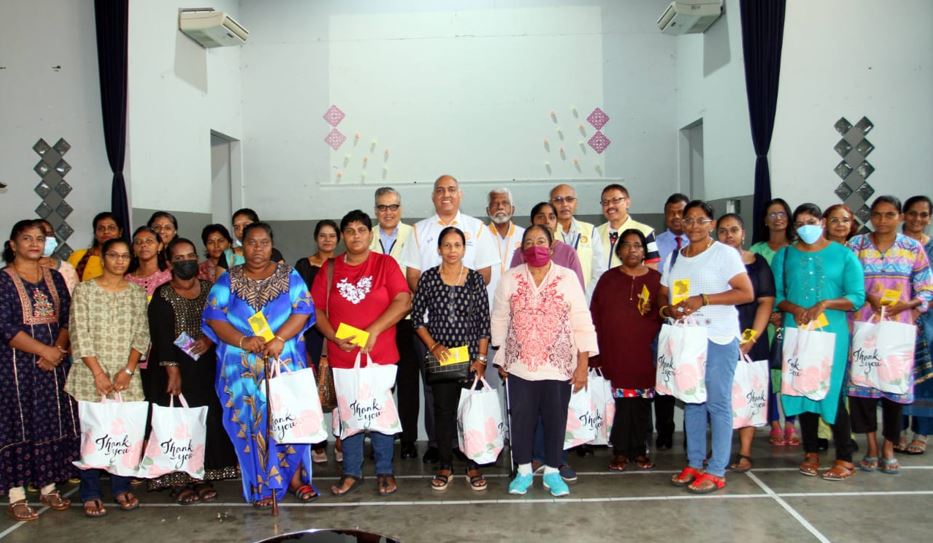 Lightening the burdens of the less fortunate in conjunction with the Festival of Lights