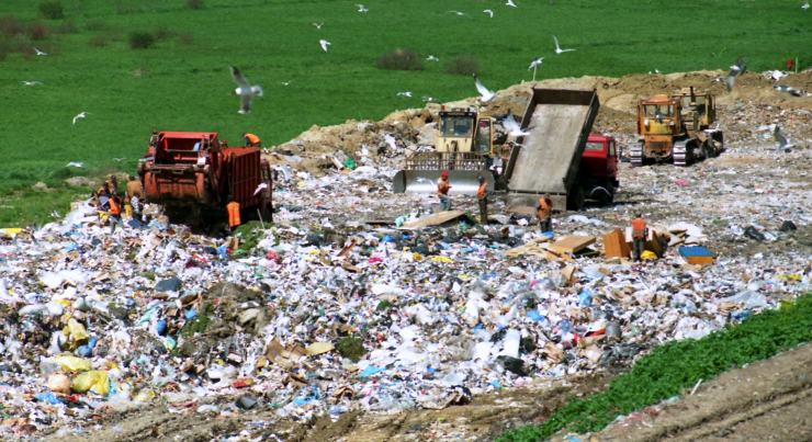 Solid Waste “Skyscrapers” Fill Up Landfills