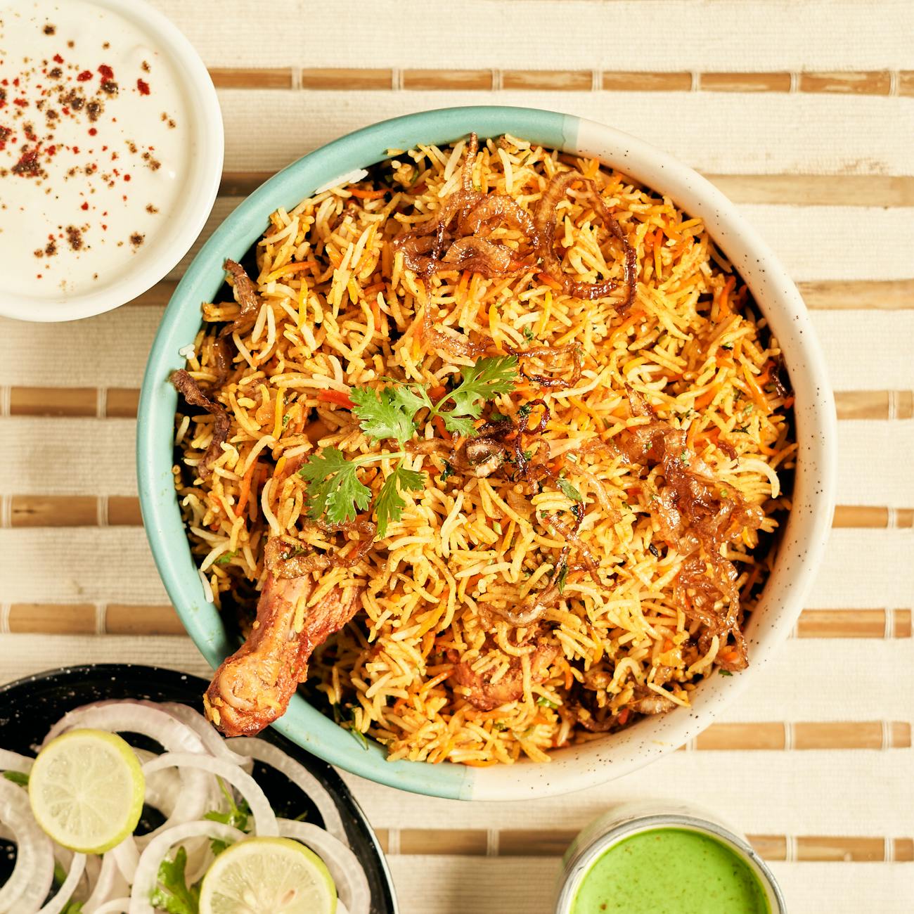 biryani rice in a bowl