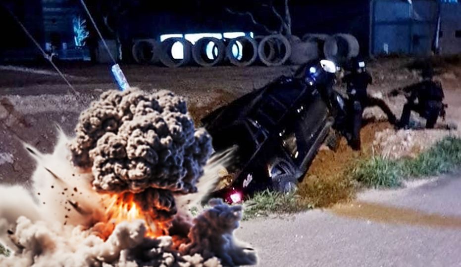 [VIDEO] Serangan bom di Pattani, seorang anggota polis cedera
