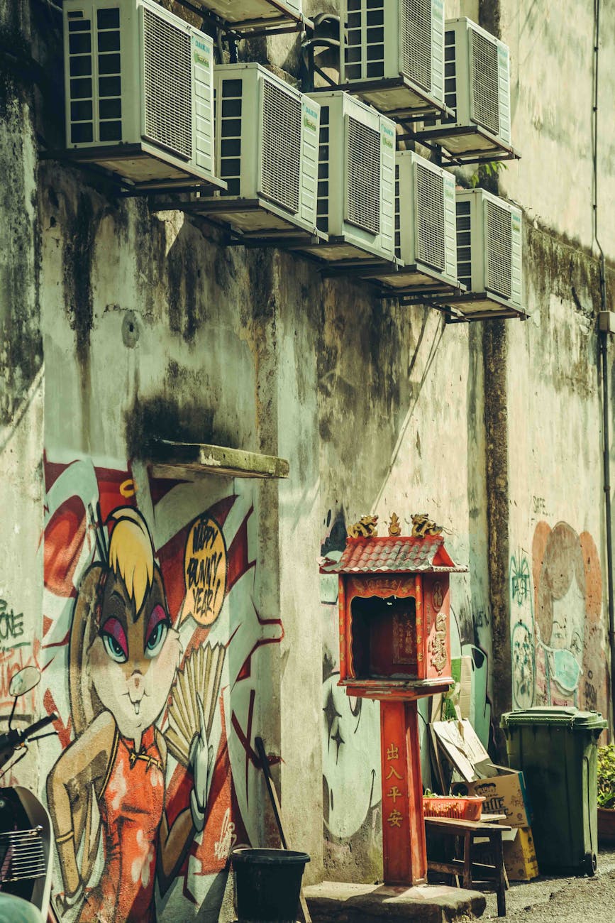 art graffiti on a street