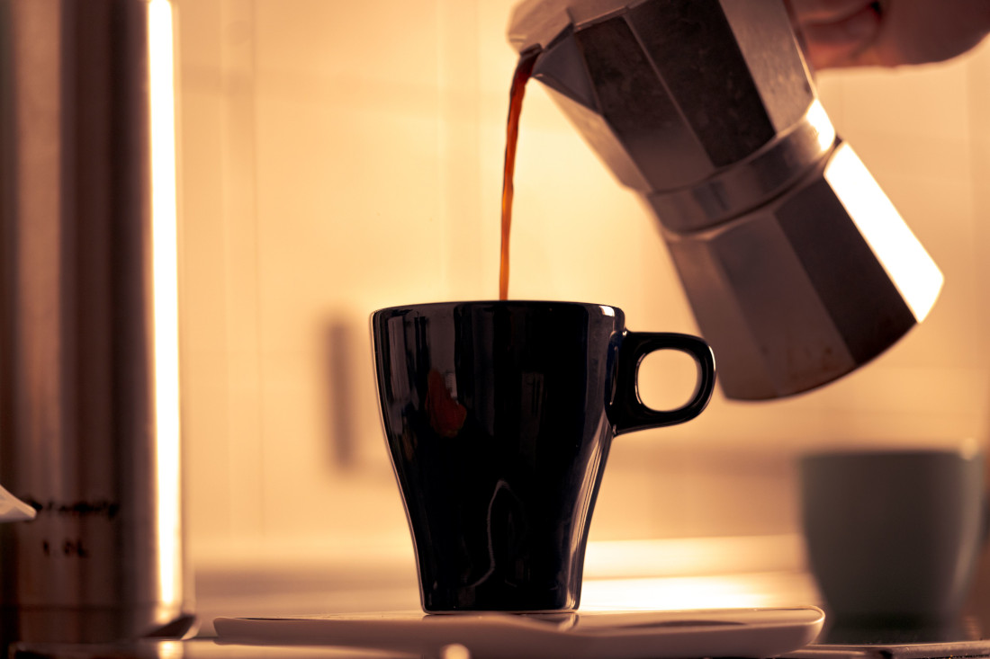 The coffee that goes first